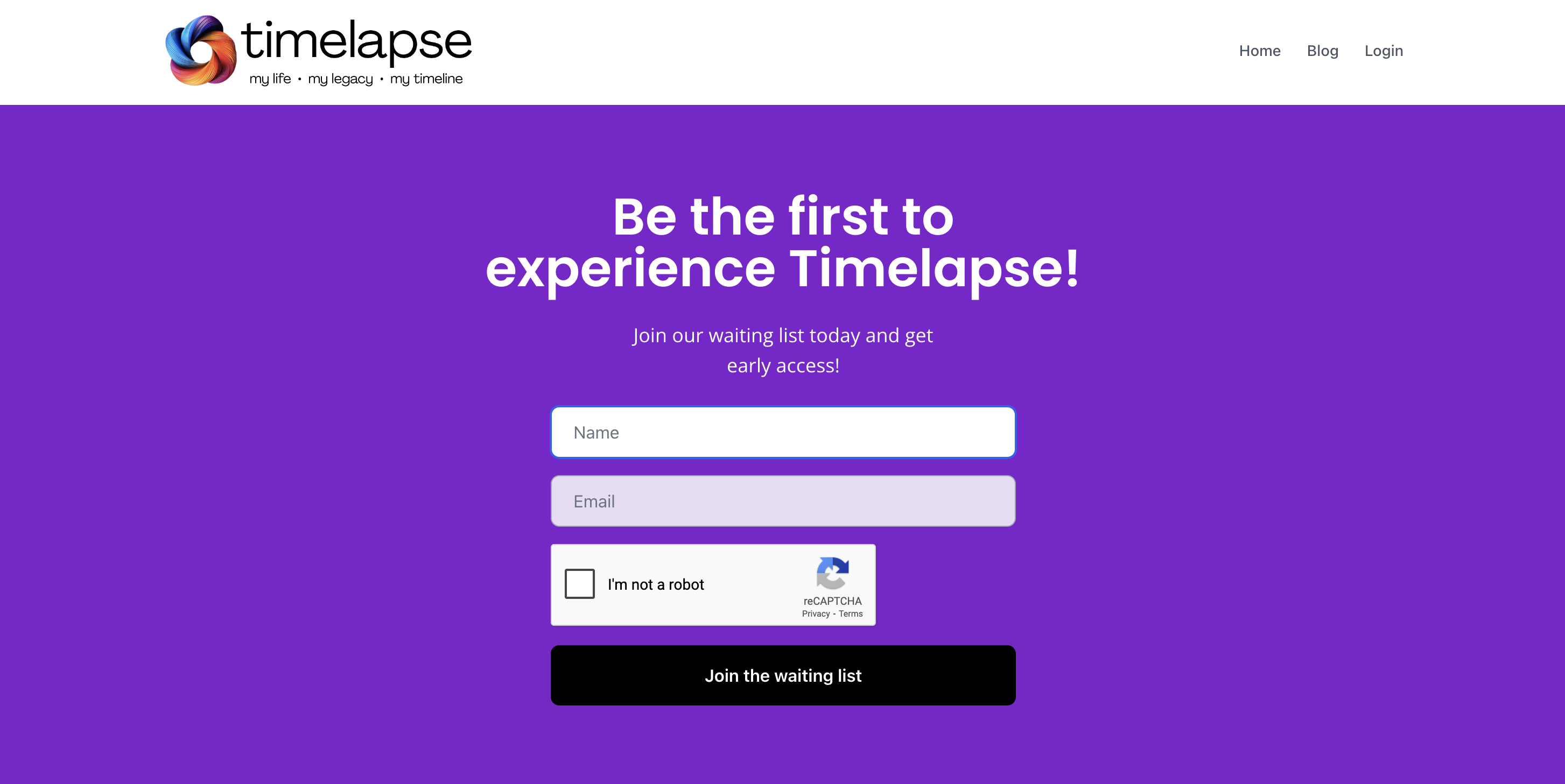 Waitlist Registration
